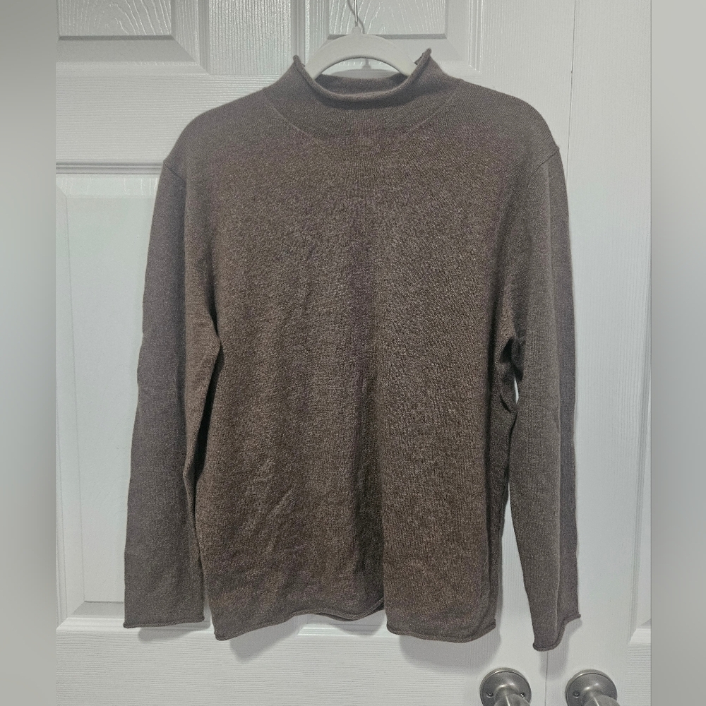 Sundance 100% Cashmere Roll Neck Sweater S